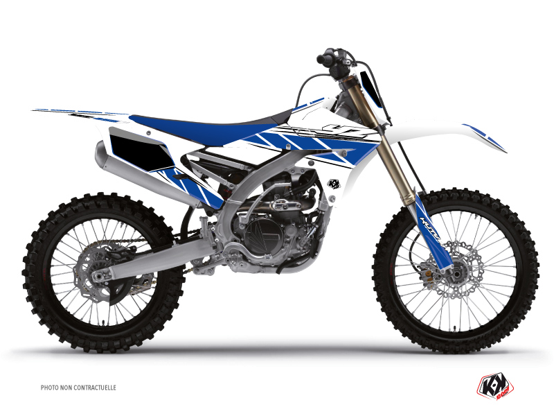 Yamaha 250  YZ  Dirt Bike Replica Graphic Kit White Blue 